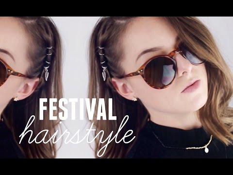 EASY FESTIVAL HAIRSTYLE TUTORIAL