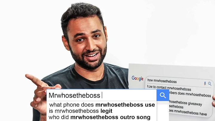 Mrwhosetheboss Answers the Web's Most Searched Que...