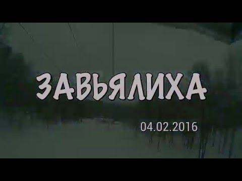 Завьялиха 4.02.2016 катка по лесу. Zavjalikha ride in forest