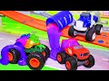 Вспыш и чудо машинки и монстр трак HOT WHEELS | Крушила пакостник | Мультик про машинки с игрушками