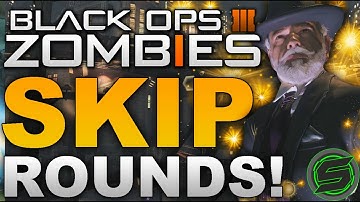 Black Ops 3 Zombies "SHADOWS OF EVIL" - How To Skip Rounds EASTER EGG! Round 5, 10 & 15 INSTANTLY!