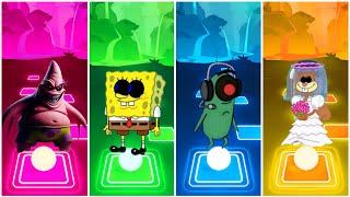 Download lagu 🚨 Who Wins? SpongeBob EXE vs Sandy EXE vs Plankton EXE vs Patrick EXE | Tiles Hop Battle