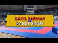 SAHIL BARMAN VS RAHUL SINGH | champion of champion’s Karate League 2022-23 Talkatora Stadium Delhi