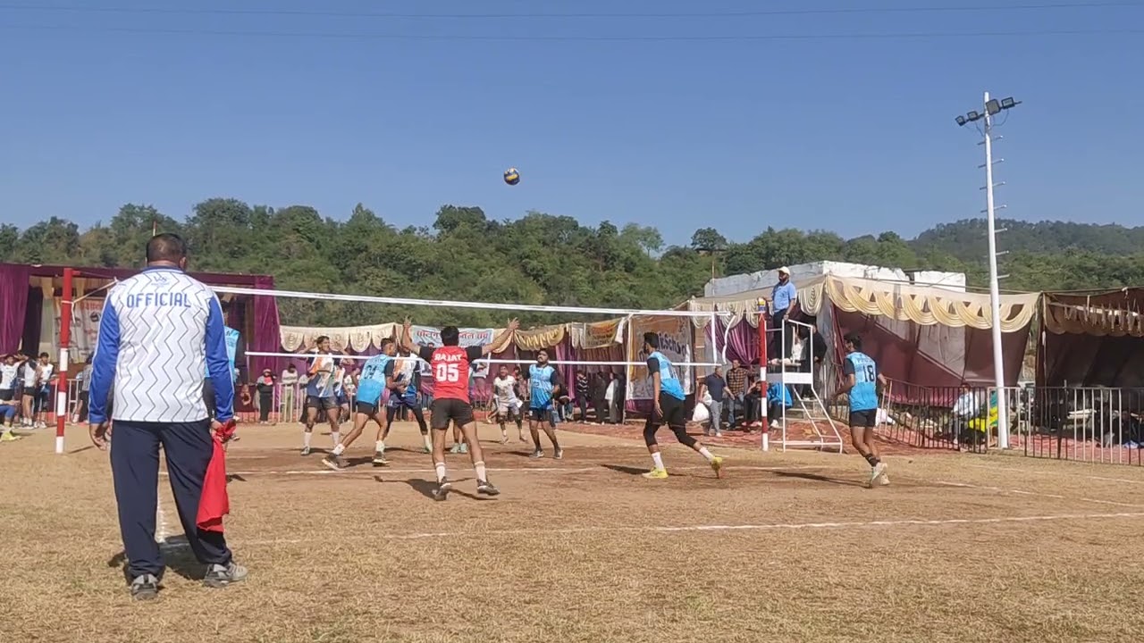 Mandi 🆚 Hamirpur 63rd senior state championship 🏐volleyball match at Baddi(Himachal pradesh) 