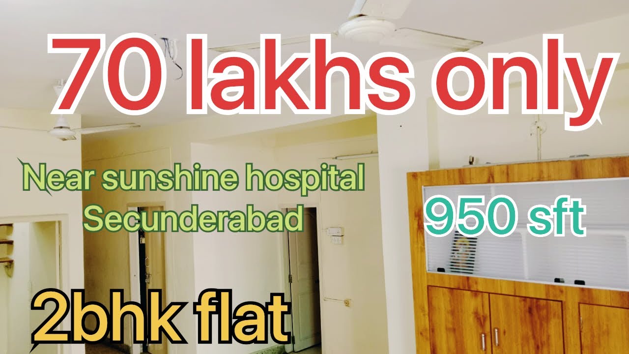 2BHK flat for sale 953 sft near Secunderabad paradise sunshine