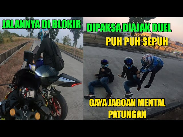 BABANG VIRAL DIBERHENTIIN SEPUH BAKU HANTAM DIAJAK DUEL class=