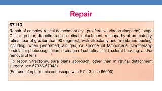 2023 CPT CODING GUIDELINES FOR SURGERY– EYE & OCULAR ADNEXA  PART  3