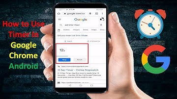 How to Use Timer In Google Chrome Android