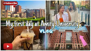 My first day at Amity University Noida🎓| Onam Celebration 🎉 | New uni, new friends, new journey💕|