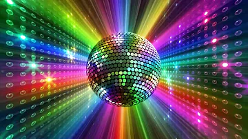 [4K] Colorful Big Disco Ball - 1 hour of relaxation with the Best Disco music