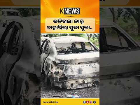 ବୌଦ୍ଧ NHରେ ଜଳିଗଲା ଛତିଶଗଡ଼ ନମ୍ବର କାର୍। ନିଆଁ ଲିଭିବା ପରେ ରାସ୍ତାକଡ଼ରୁ ମିଳିଲା ବିପୁଳ ସବୁଜ ଜହର