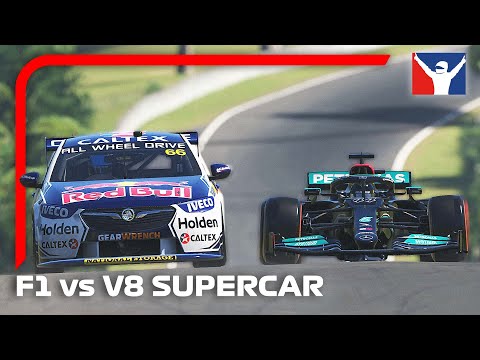 Mercedes F1 vs V8 Supercar - Speed Comparison at Bathurst | iRacing