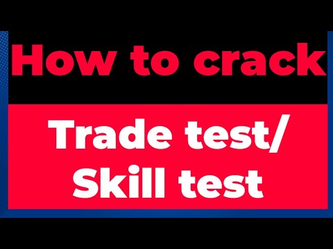 HOW TO CRACK TRADE TEST Details video #trade_test #book_binding_trade ...
