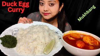 ASMR EATING SHOW - Rice, Fulkopi Pata bata, Duck ? Egg Curry || Eating Show || Mukhbang