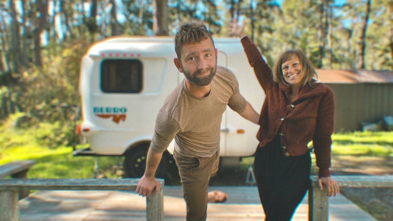 Burro trailer tour for minimalist travel couples