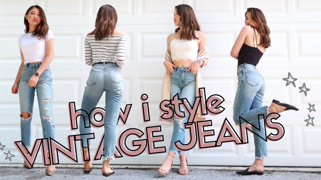 vintage outfits with jeans
