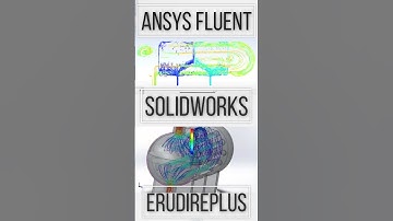 CFD SHELL TUBE HEAT EXCHANGER | ANSYS Vs SOLIDWORKS | YouTube Shorts