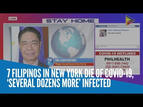 7 Filipinos in New York die of COVID-19, ‘several dozens more’ infected