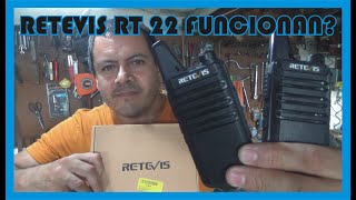 Radio walkie-talkie retevis modelo RT22. Usos y características
