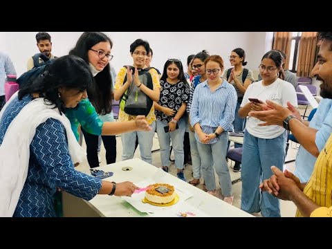 Last day of exam in JNU| a small celebration with Ma’am after exam| everyone got emotional ?