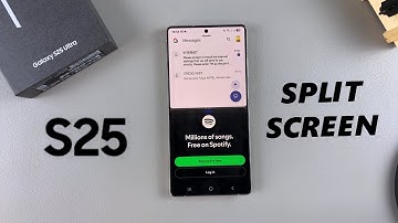How To Use Split Screen On Samsung Galaxy S25 / S25 Ultra