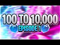 *NEW* TRADING FROM 100 TO 10,000 CREDITS! *EP1* | Rocket League Nothing To Something