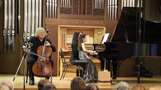 Bach. Adagio, Ave Maria, Aria. Alexander Knyazev - cello, Alexandra Knyazeva - piano. Gnessin School