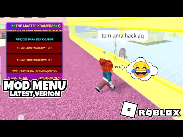 SAIU!! 😱 ROBLOX MOD MENU 》 WALLHACK, VOAR E MAIS 30 FUNÇÕES [2022]✓ 