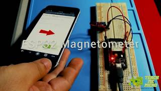 ESP32 Magnetometer with HMC883L Output Demonstration
