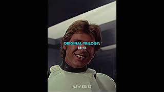 Original Trilogy VS Sequel Trilogy(Star Wars)