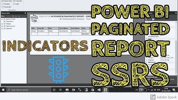 Indicators In Power BI Paginated Report or SSRS - TAIK18 (13-3) Power BI