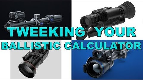 Fine tune your Ballistic Calculator from 8yards to 100 yards.