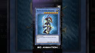 Black Luster Soldier in 3d action #yugioh #shorts