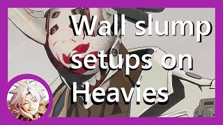 Chipp Zanuff Wall slump setplay on Heavy bodies [Guilty Gear -Strive-]