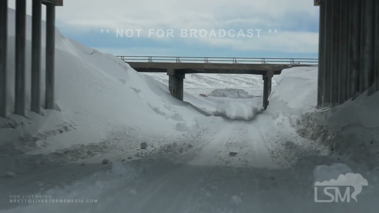 02-23-2023 Rawlins, WY - Insane Snow Drifts after Blizzard 02-23-2023 Rawlins, WY - Insane Snow Drifts after Blizzard