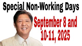 Download Lagu President BBM declares September 8 and 10 Special Non-Working Days on many areas MP3 Download Lagu President BBM declares September 8 and 10 Special Non-Working Days on many areas MP3