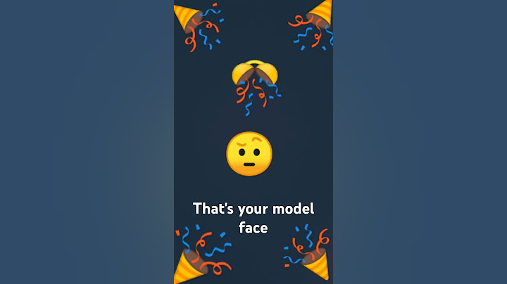 That's the real model face by emojis 😍😍😍