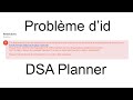 Solutionner le problème d&#39;id opérateur sur DSA Planner