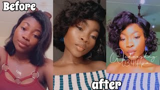 STRAIGHT TO CURLY HAIR TRANSFORMATION | Heatless curls