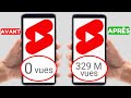 Comment faire des millions de vues sur youtube shorts