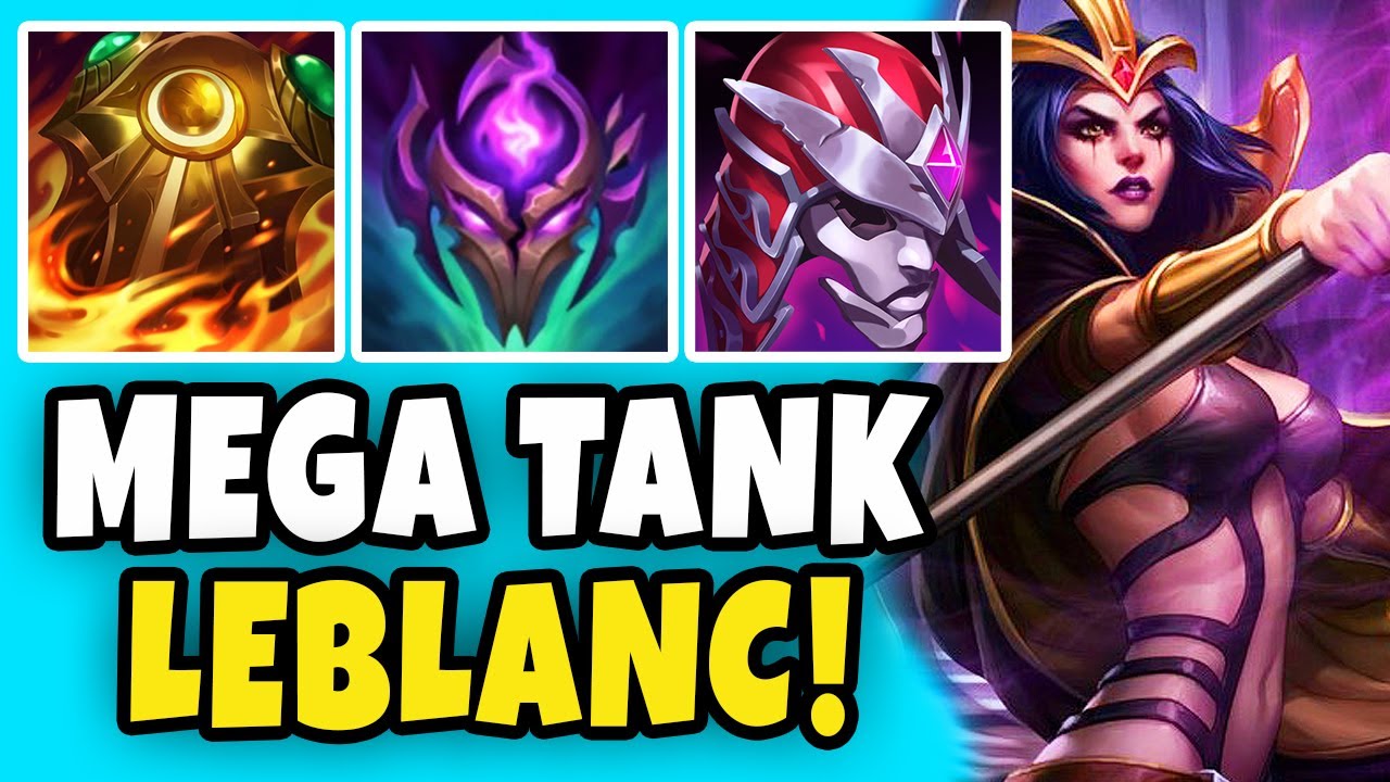 Full Tank Leblanc Top Is The Most Annoying Strat In A While... - League of  Legends - YouTube