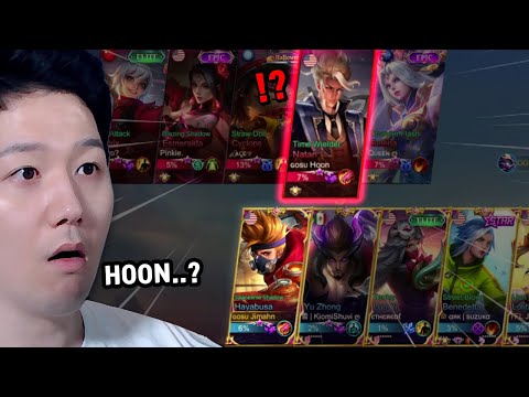 Gosu General met his teammate While solo Rank | Mobile Legends Gosu hoon
