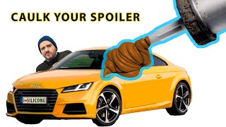 How to seal rear spoiler - Audi TT mk3