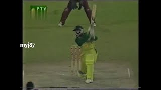 Muhammad Yousaf GREAT HITTING  77*(46) Vs West Indies l 4 Sixes l Sharjah 1999 l CHECK his 4th SIX !