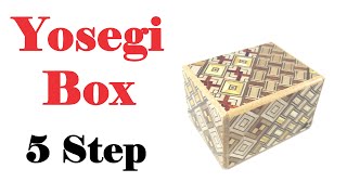 Yosegi Puzzle Box is a not so easy to open Box. To open the Box, certain parts needs to be moved in a particular sequence. This 