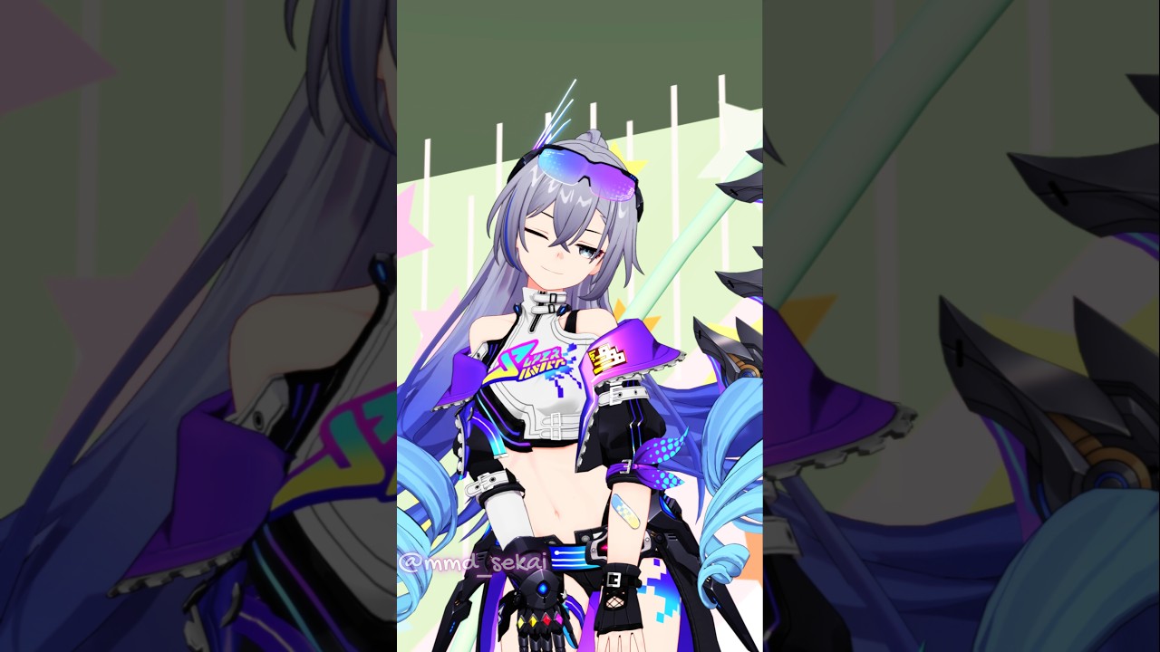 MMD] Silver Wolf / 银狼 / シルバーウルフ LV.999 - KNEEL TO NONE