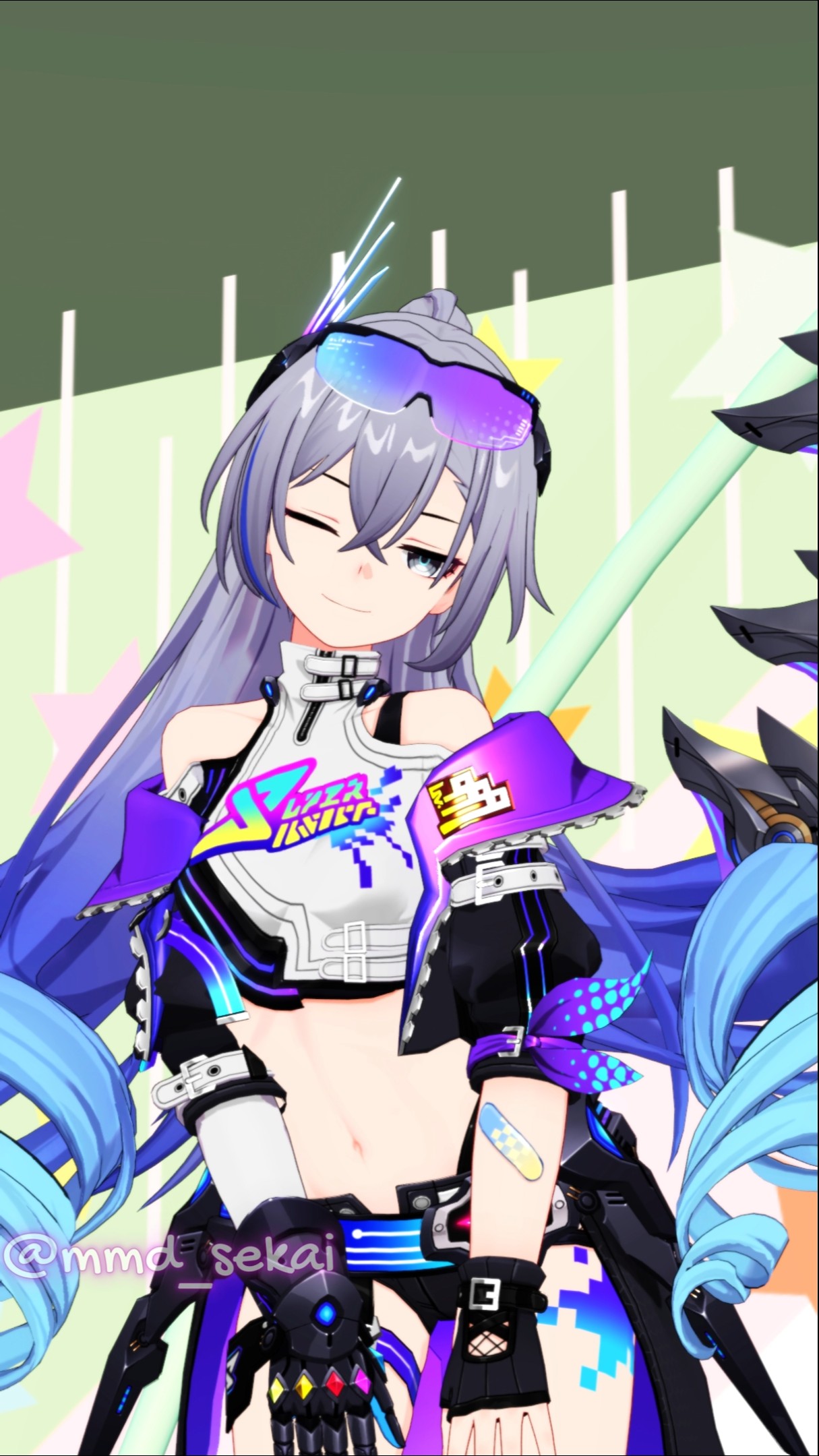MMD] Silver Wolf / 银狼 / シルバーウルフ LV.999 - KNEEL TO NONE