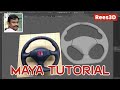 Maya tutorial steering wheel  rees3dcom