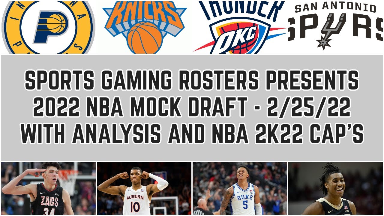 nba 2022 mock draft