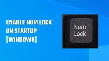 How to enable numlock on startup windows? Regedit | 2023